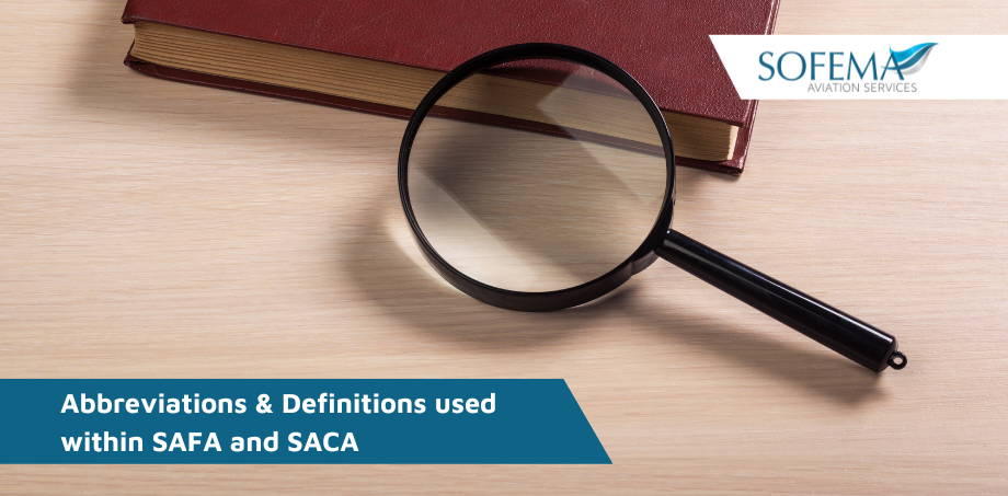 Safety Assessment of Foreign Aircraft (SAFA) Abbreviations & Definitions