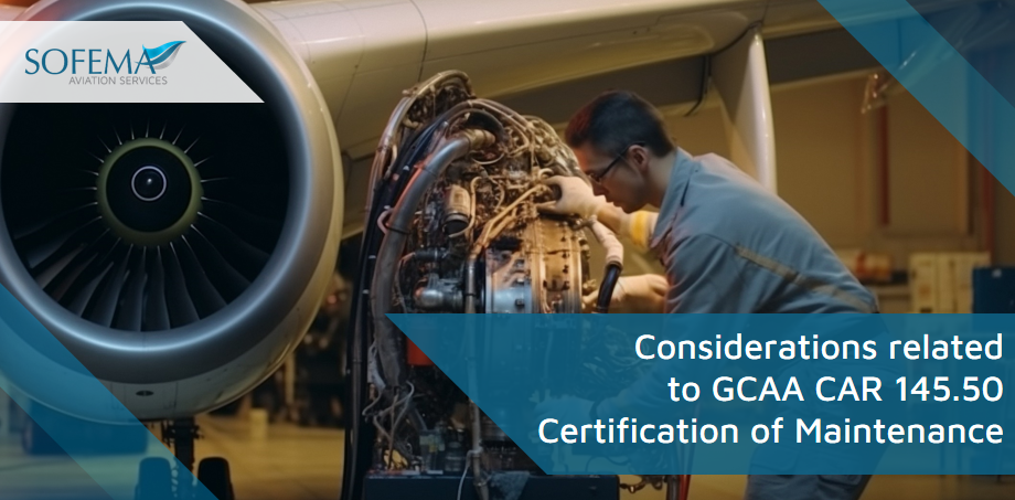 Sofema Aviation Services (SAS) www.sassofia.com considers the legal obligations of the Gulf Civil Aviation Authority (GCAA) in respect of Aircraft Certification of Maintenance.
