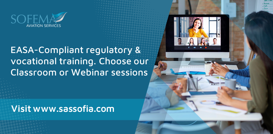 EASA-Compliant Regulatory and Vocational Training. Choose our Classroom or Webinar sessions (2)